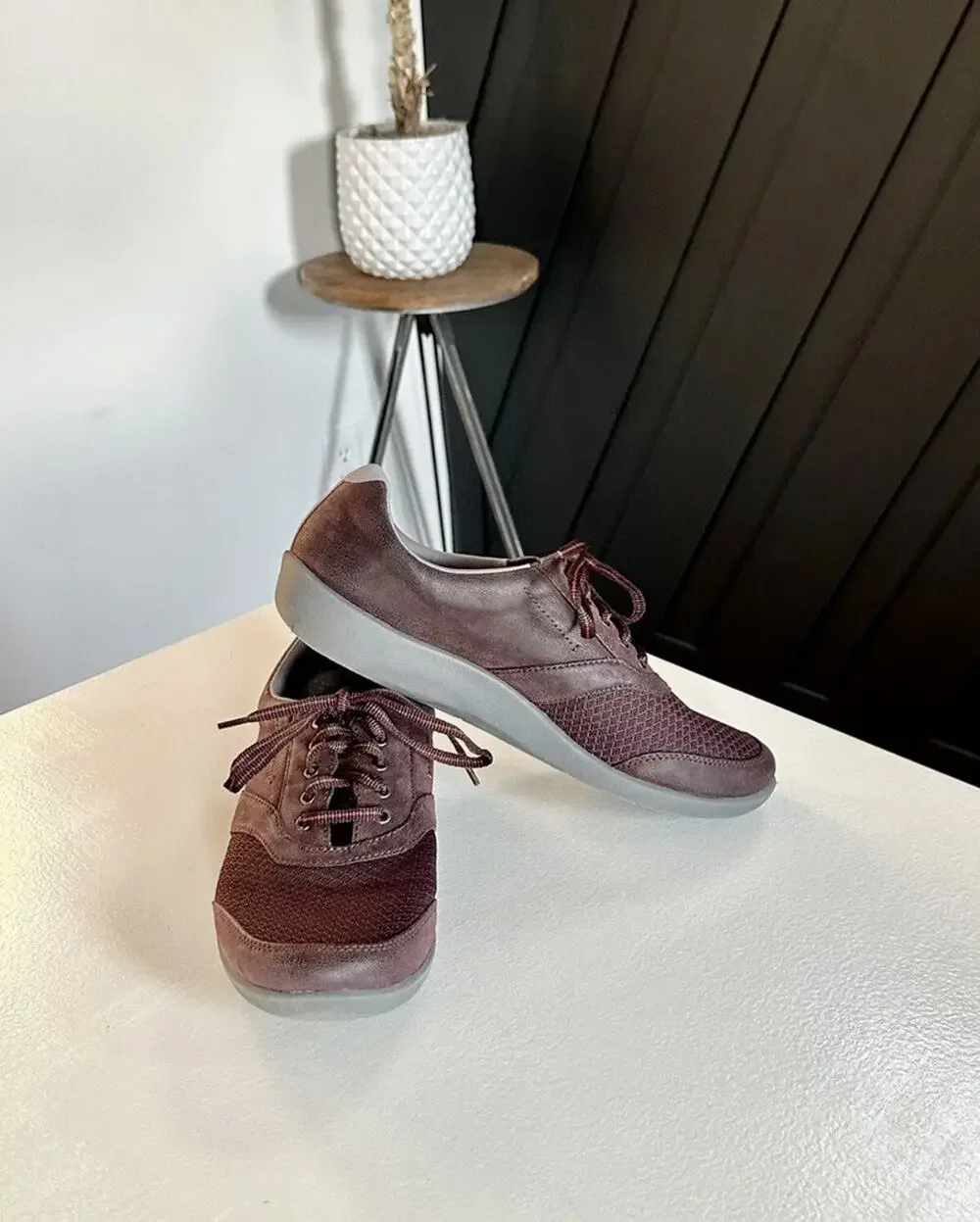 Clarks CloudSteppers Sillian Emma Size 10 Women's Purple Casual Shoes